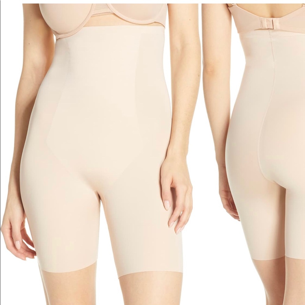 Spanx Thinstincts High Waisted Mid- Thigh Shaper